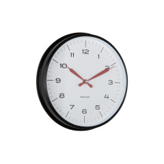Nástenné hodiny Modern Factory Karlsson KA6056BK, 30cm